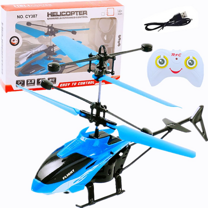 Juguete Helicoptero y control remoto